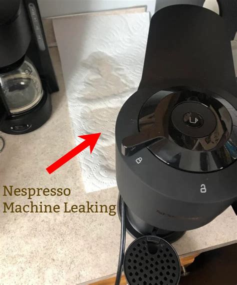 why is my nespresso machine leaking water underneath|How To Fix A Nespresso Machine That Is Leaking。